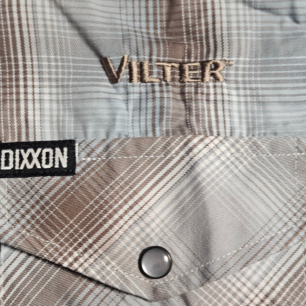 Dixxon Flannel Co. Dawn Patrol Bamboo Plaid Snap Shirt XL Work Western NWT - Picture 4 of 6